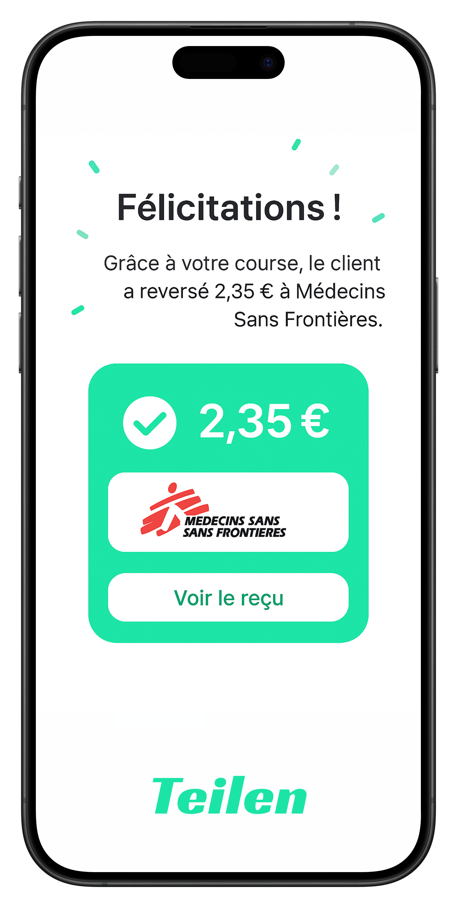 Dashboard Teilen pour Chauffeurs